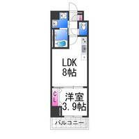 グランパシフィック堺東innovation601の間取り