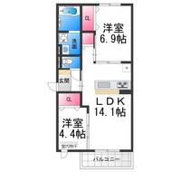 物件の間取り画像