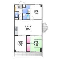 アーバンヴィラ登美丘の間取り