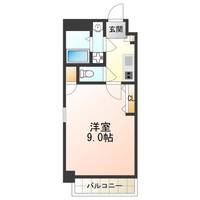 プレミエール西田辺の間取り