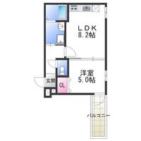 フジパレス長原ウエスト302の間取り