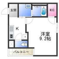 フジパレス北加賀屋駅北Ⅱ番館0205の間取り