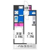 アンフィニXIX阿倍野昭和町の間取り