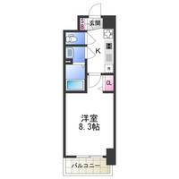 プレデコート北田辺0903の間取り