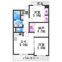 物件の間取り画像