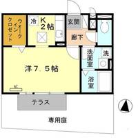 COZY岸里の間取り