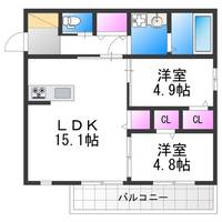 物件の間取り画像