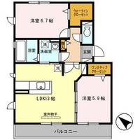 オースター1番館の間取り