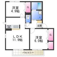 物件の間取り画像