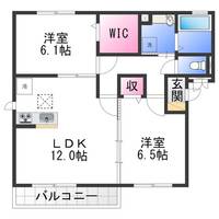 ヴィラージュの間取り