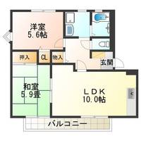 ブラウンヒルズ東山の間取り