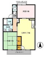 セジュール深井 Ⅰの間取り