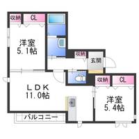 物件の間取り画像