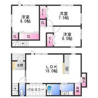 物件の間取り画像