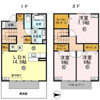 ブリオーソ東高松Ⅱの間取り