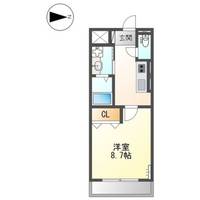 フルハウス黒田Ⅱ0303の間取り