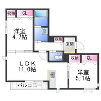 物件の間取り画像