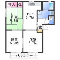 物件の間取り画像
