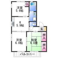 クインテットBの間取り