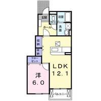 カーサ・フィオーレⅡの間取り