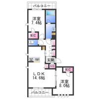 物件の間取り画像