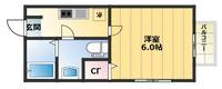セジュールMORITAの間取り