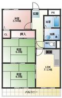 物件の間取り画像