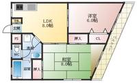 セシル古市の間取り