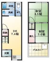 物件の間取り画像