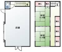 大阪府羽曳野市島泉9丁目(一戸建)の賃貸物件の間取り