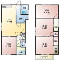 物件の間取り画像