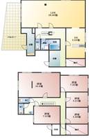 アクアハイツ 北棟の間取り