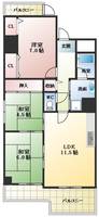 シャトーアルベールの間取り