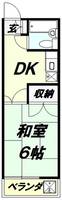 ハイム宇田川103の間取り