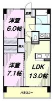 リリーヴィレッジGRACEの間取り