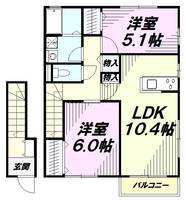 物件の間取り画像