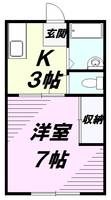 ユーハイツ岸野の間取り