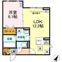 D−ROOM散田町の間取り