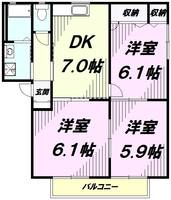 物件の間取り画像