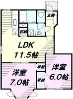 物件の間取り画像