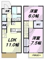SILK TERRACEの間取り