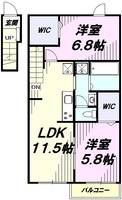 物件の間取り画像