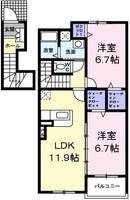物件の間取り画像