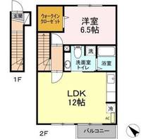 セジュール武蔵203の間取り