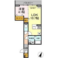 (仮)Dフラット東平山 B棟の間取り
