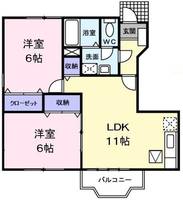 パルテール Ⅱの間取り