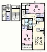 物件の間取り画像