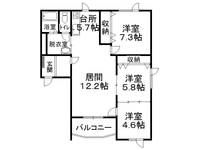 物件の間取り画像