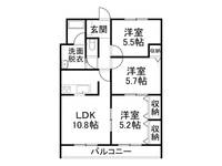 物件の間取り画像