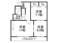 物件の間取り画像